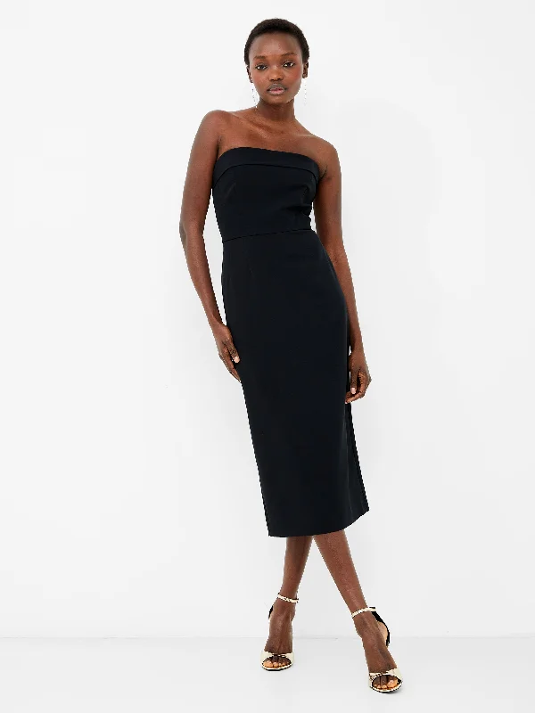 Echo Crepe Strapless Dress