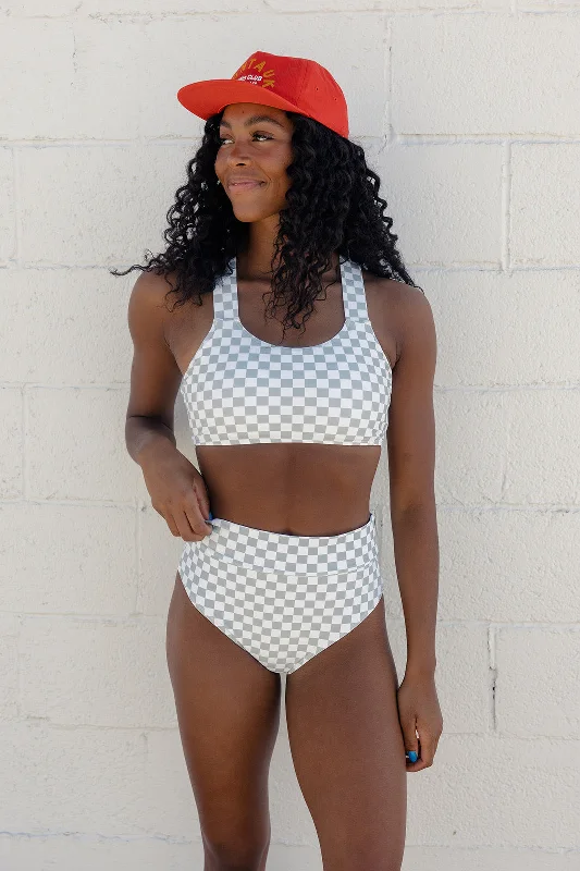 Open Ocean Checkered Bikini Bottom