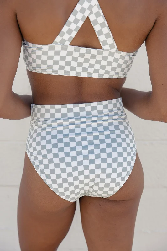 Open Ocean Checkered Bikini Bottom