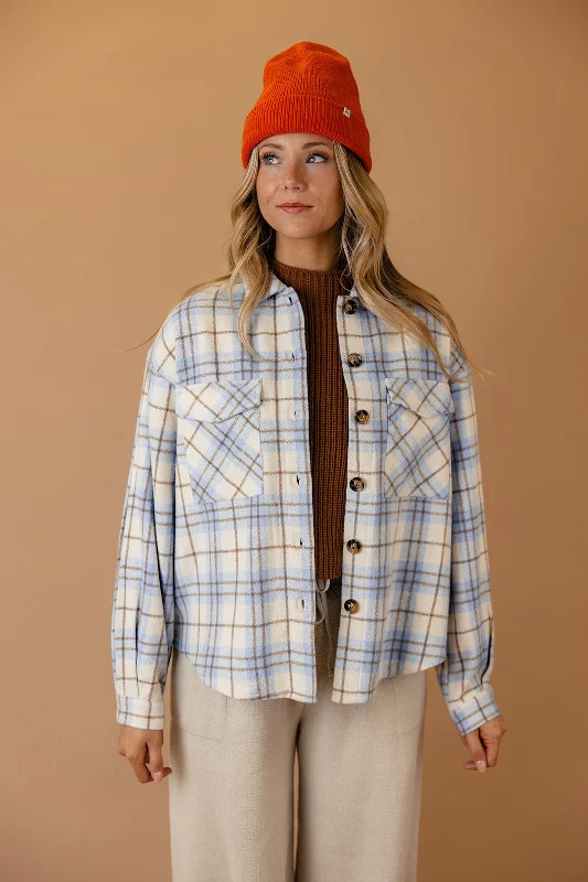 Paint My Spirit Plaid Shacket