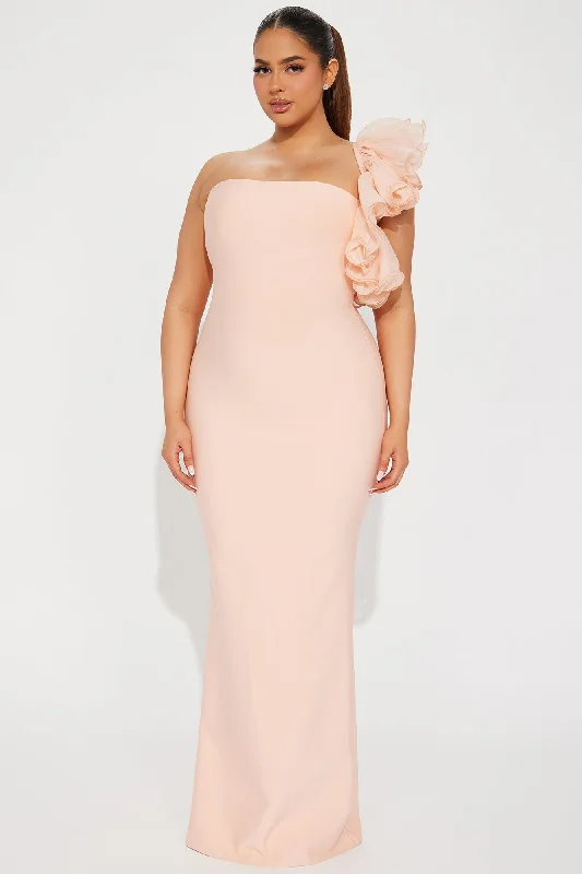 Daniella Bandage Maxi Dress - Blush