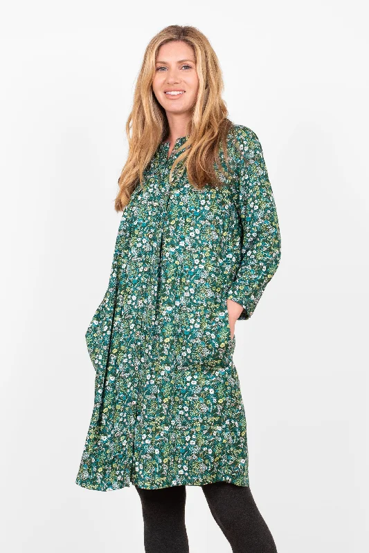 Ditsy Shirt Dress