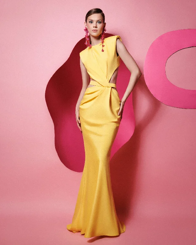 Long Dress With Cut-Outs