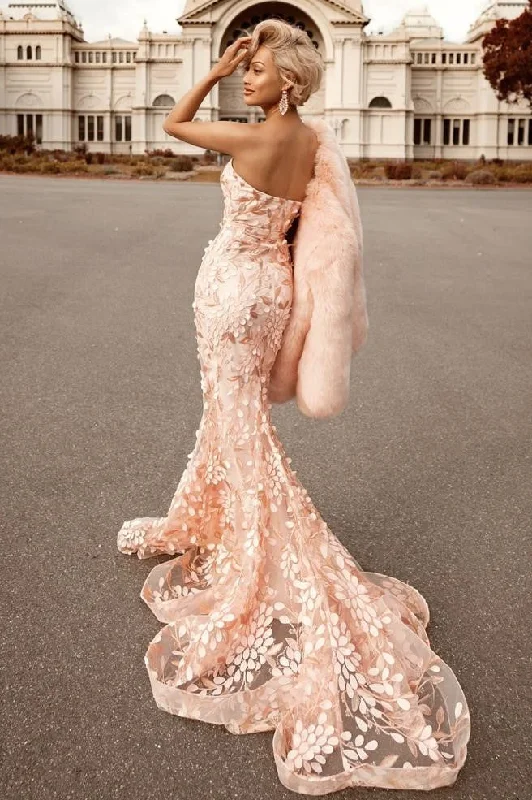 Jadore JX1097 Gown - Pink