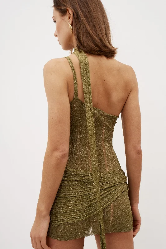 Leia Olive Dress