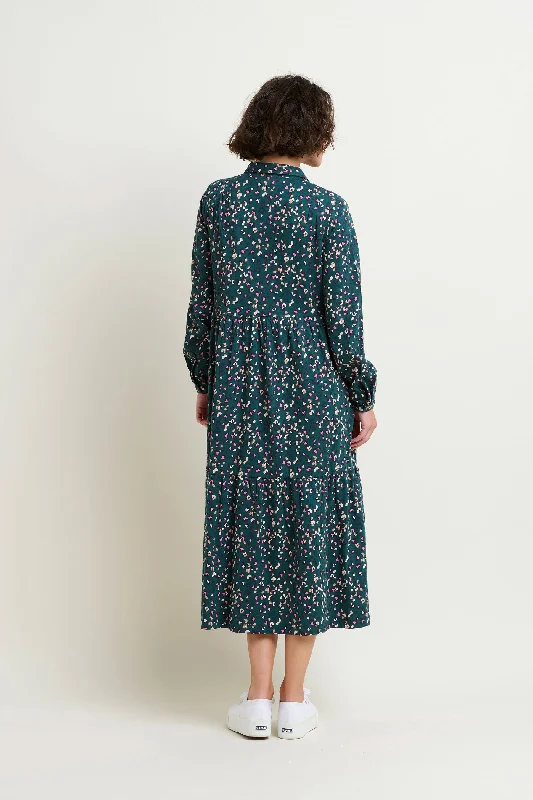 Leopard Spot Midaxi Shirt Dress