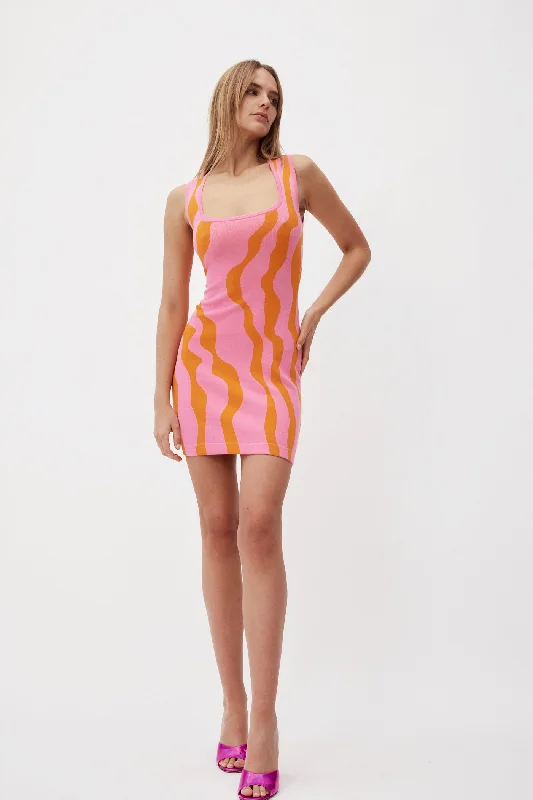 Mini Tank Taffy Carrot Swirls Dress