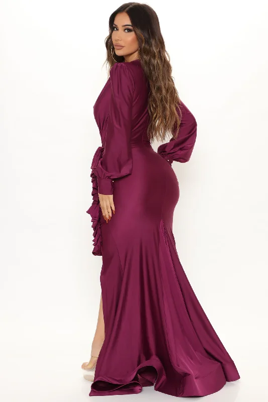 Wine And Dine Maxi Dress - Purple