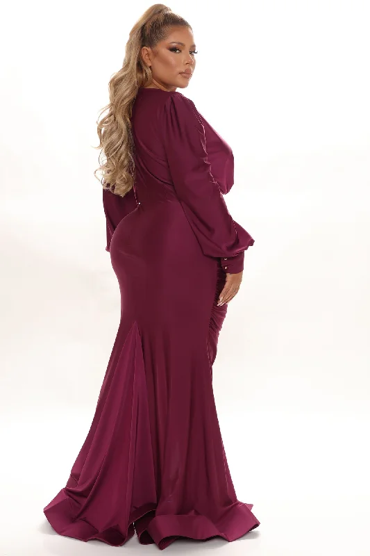 Wine And Dine Maxi Dress - Purple