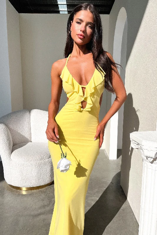 Zaric Maxi Dress - Yellow