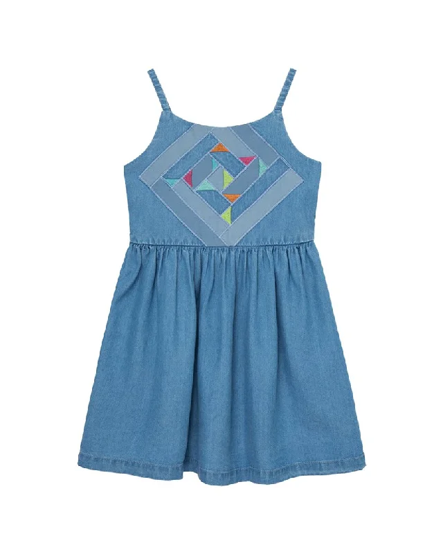 Peek Patchwork Dress