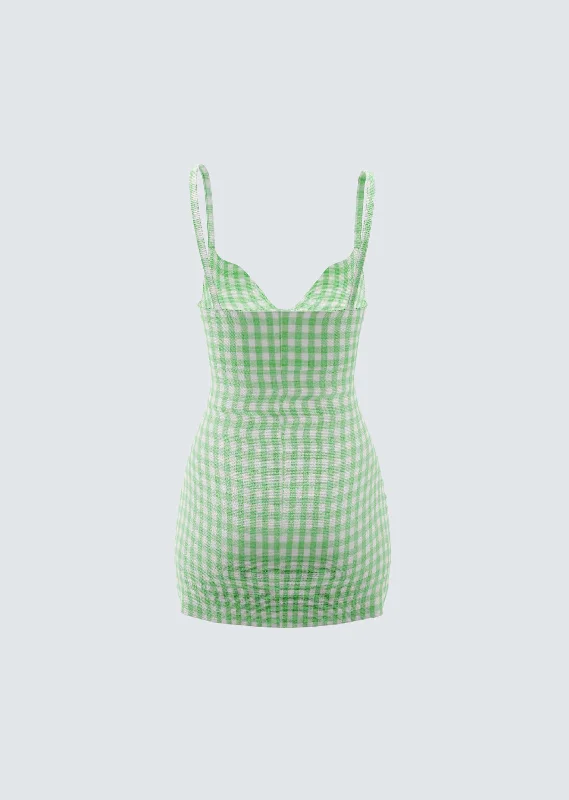 Dori Green Mini Dress