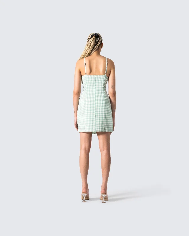 Dori Green Mini Dress