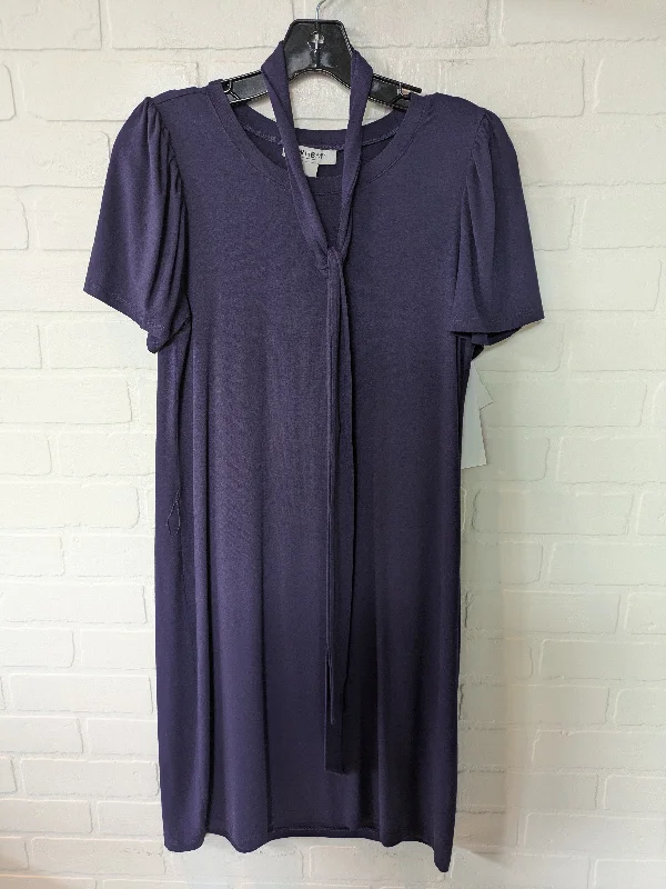 Dress Casual Midi By White House Black Market In Purple, Size: S