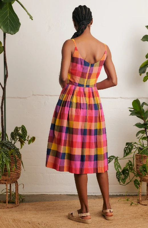 Enid Jaipur Plaid Dress