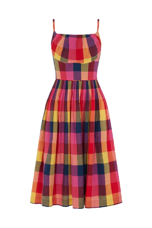 Enid Jaipur Plaid Dress