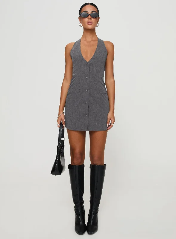 Fenny Mini Dress Grey