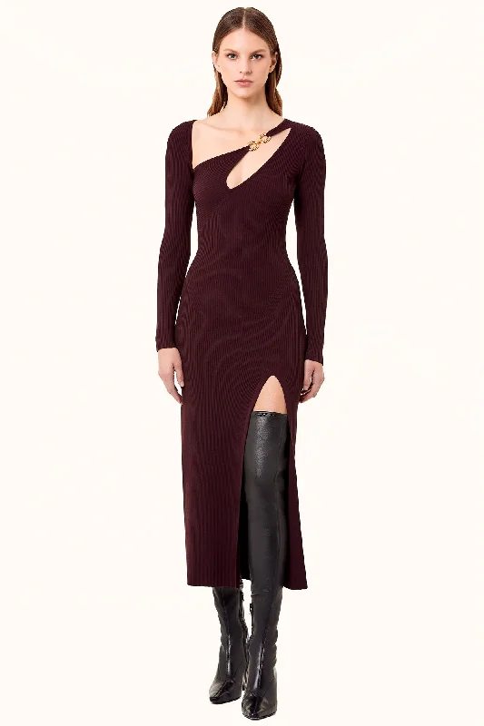 Ginerva Dress - Dark Plum