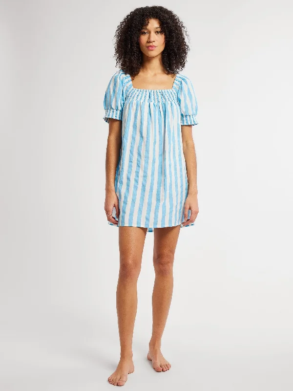 Jane Dress in Atoll Stripe