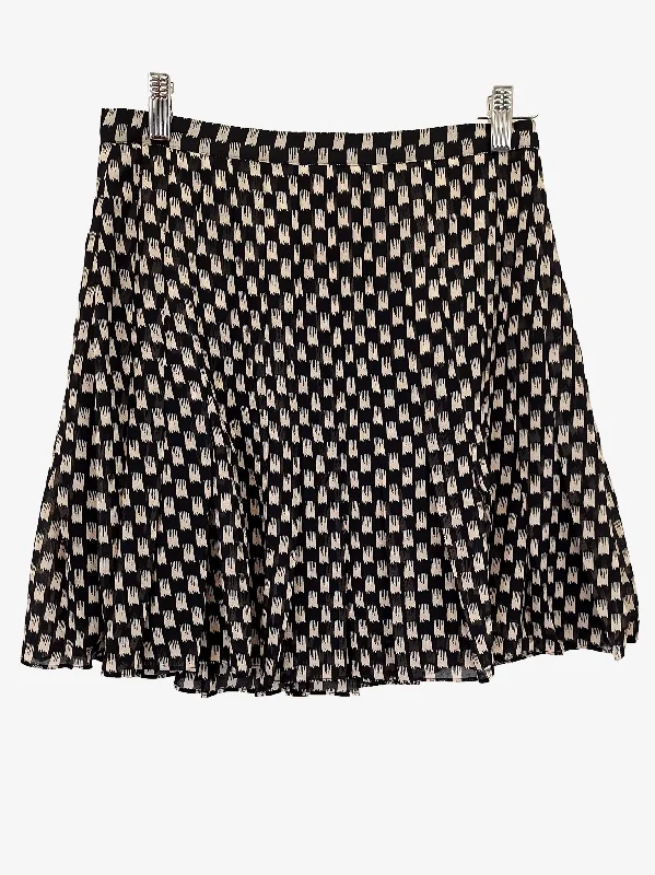 Reiss Staple Flare Mini Skirt Size 10