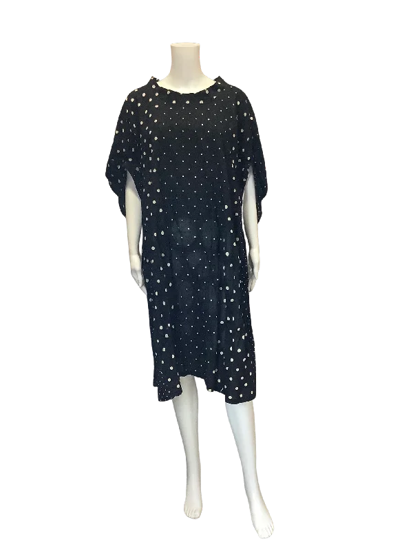 senso unico Women's Dress Black Polka Dot Size: 40 W/Tags