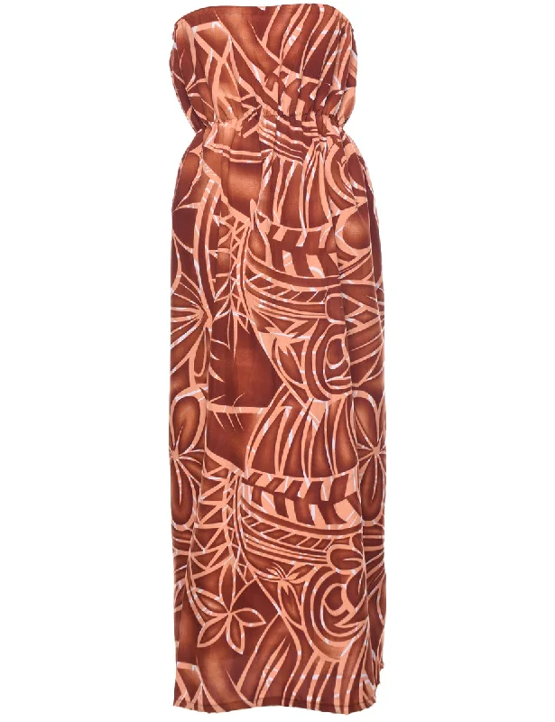 Strapless Maxi Dress - M